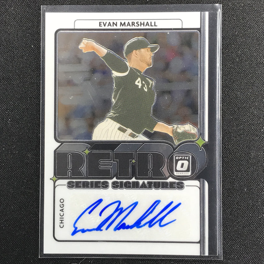 2021 Donruss Optic EVAN MARSHALL Retro Signatures Auto #EM
