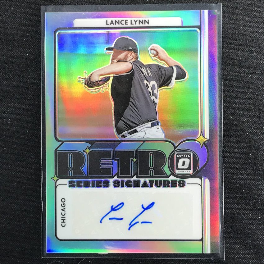 2021 Donruss Optic LANCE LYNN Retro Signatures Auto Holo Silver #LL