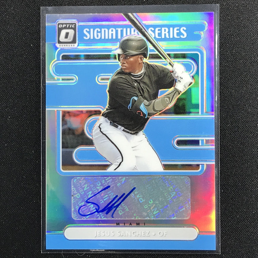 2021 Donruss Optic JESUS SANCHEZ Signature Series Rookie Auto Holo Silver #JS
