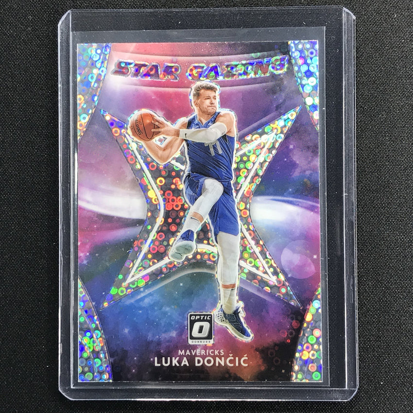 2020-21 Donruss Optic Luka Doncic Star Gazing Fast Break Holo Silver No 4