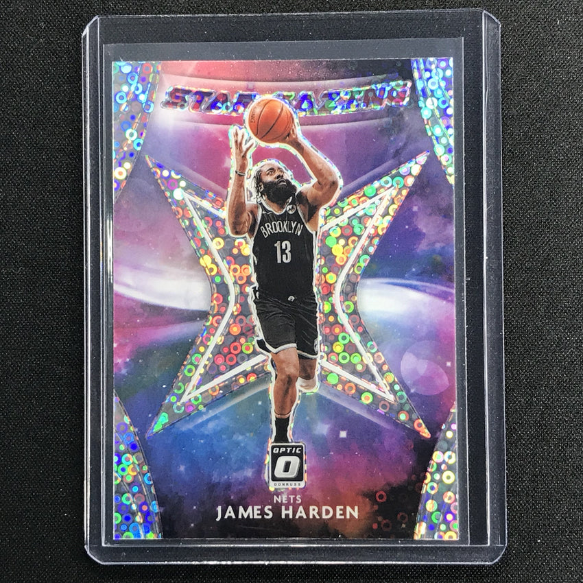 2020-21 Donruss Optic JAMES HARDEN Star Gazing Fast Break Holo Silver #9