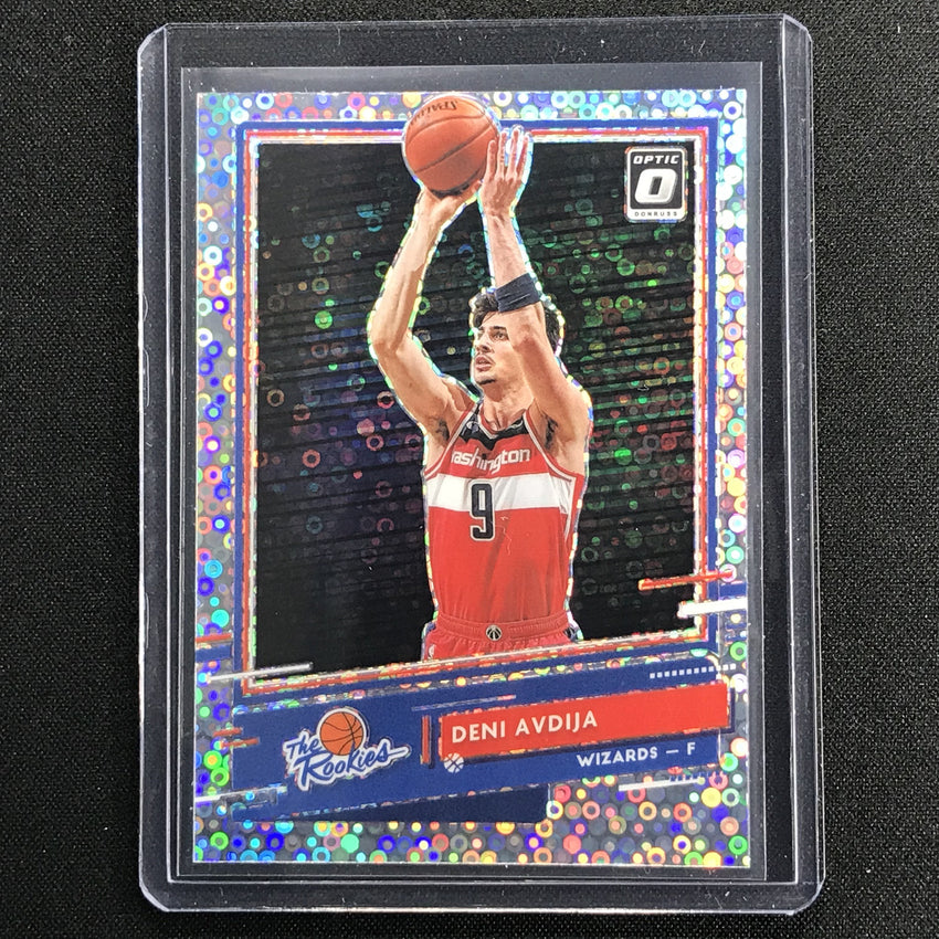 2020-21 Donruss Optic Deni Avdija The Rookies Fast Break Holo Silver No 3