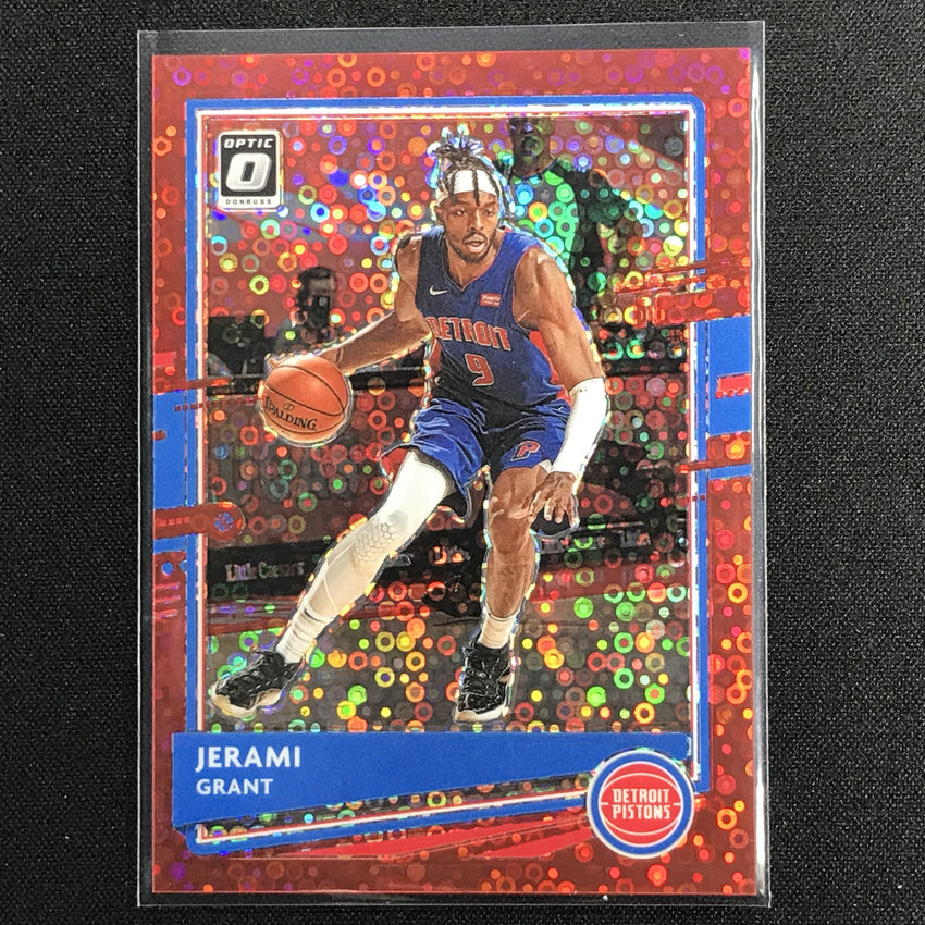 2020-21 Donruss Optic Jerami Grant Fast Break Red Disco /85