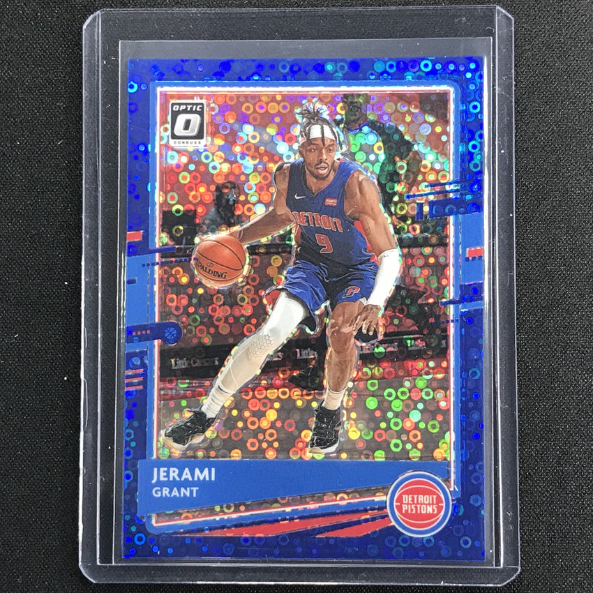 2020-21 Donruss Optic Jerami Grant Fast Break Blue Disco 2/50