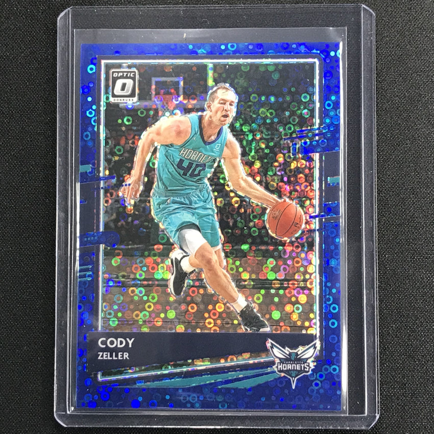 2020-21 Donruss Optic Cody Zeller Fast Break Blue Disco 40/50