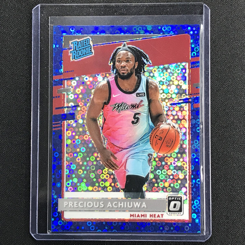 2020-21 Donruss Optic Precious Achiuwa Rated Rookie Fast Break Blue Disco 29/50