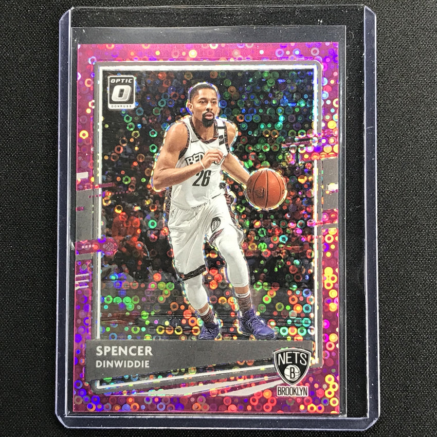 2020-21 Donruss Optic Spencer Dinwiddie Fast Break Pink Disco 10/20