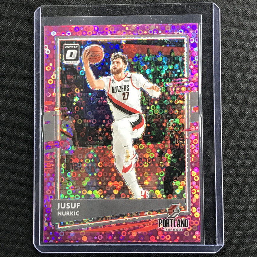 2020-21 Donruss Optic Jusuf Nurkic Fast Break Pink Disco 13/20