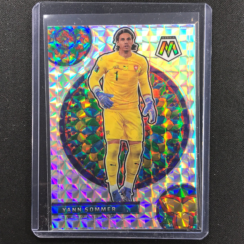 2021-22 Mosaic Fifa Road To World Cup Qatar Yann Sommer Stained Glass Ssp No 34