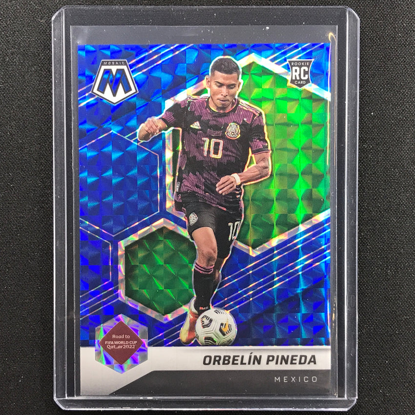 2021-22 Mosaic Fifa Road To World Cup Qatar Orbelin Pineda Rookie Blue 73/99