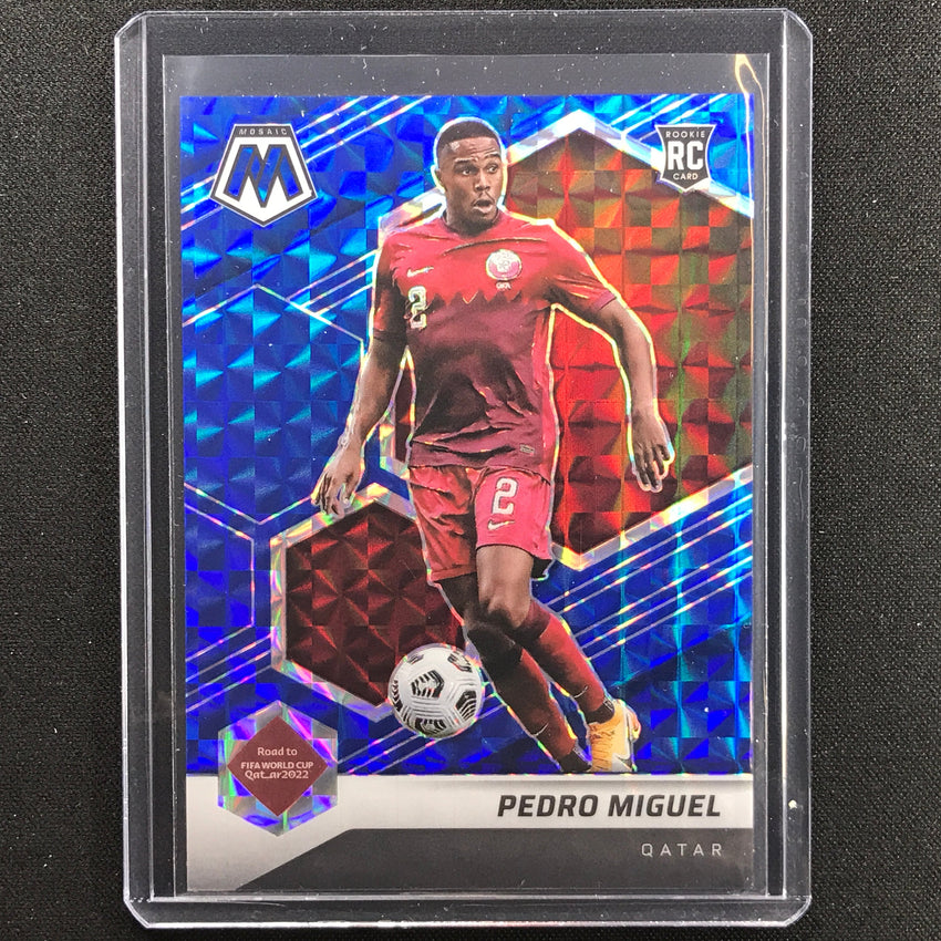 2021-22 Mosaic Fifa Road To World Cup Qatar Pedro Miguel Rookie Blue 74/99
