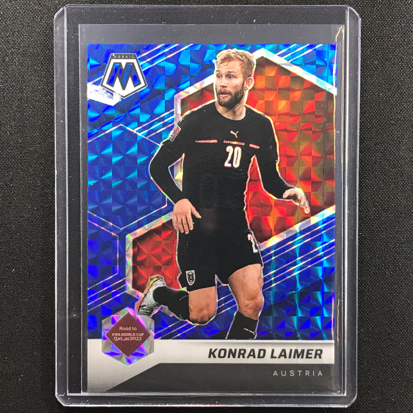 2021-22 Mosaic Fifa Road To World Cup Qatar Konrad Laimer Blue 49/99