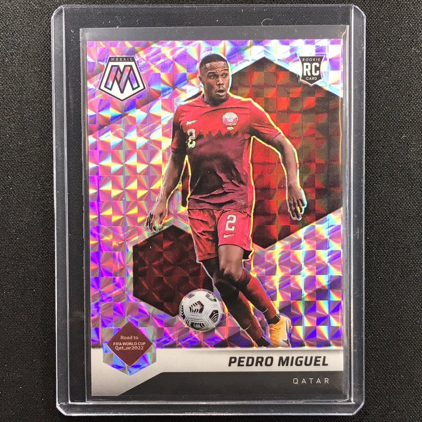 2021-22 Mosaic Fifa Road To World Cup Qatar Pedro Miguel Rookie Purple 18/49