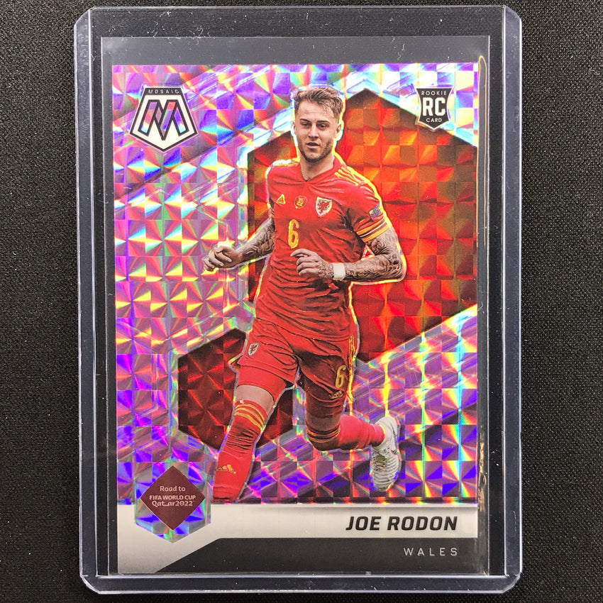 2021-22 Mosaic Fifa Road To World Cup Qatar Joe Rodon Rookie Purple 9/49