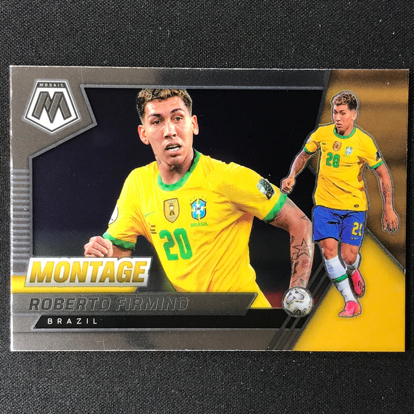 2021-22 Mosaic Fifa Road To World Cup Qatar Roberto Firmino Montage Base No 13