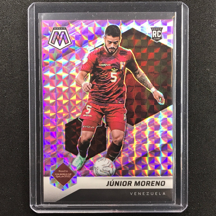 2021-22 Mosaic Fifa Road To World Cup Qatar Junior Moreno Rookie Purple 28/49