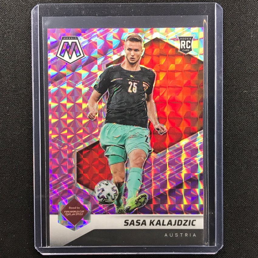 2021-22 Mosaic Fifa Road To World Cup Qatar Sasa Kalajdzic Rookie Purple 27/49