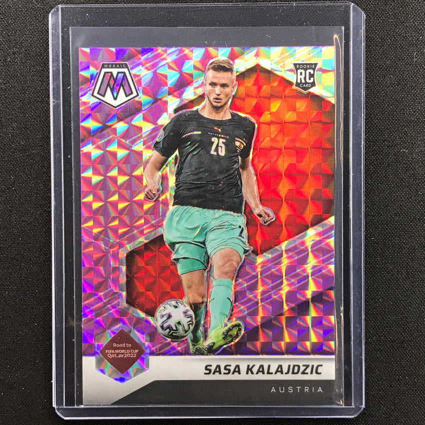 2021-22 Mosaic Fifa Road To World Cup Qatar Sasa Kalajdzic Rookie Purple 40/49