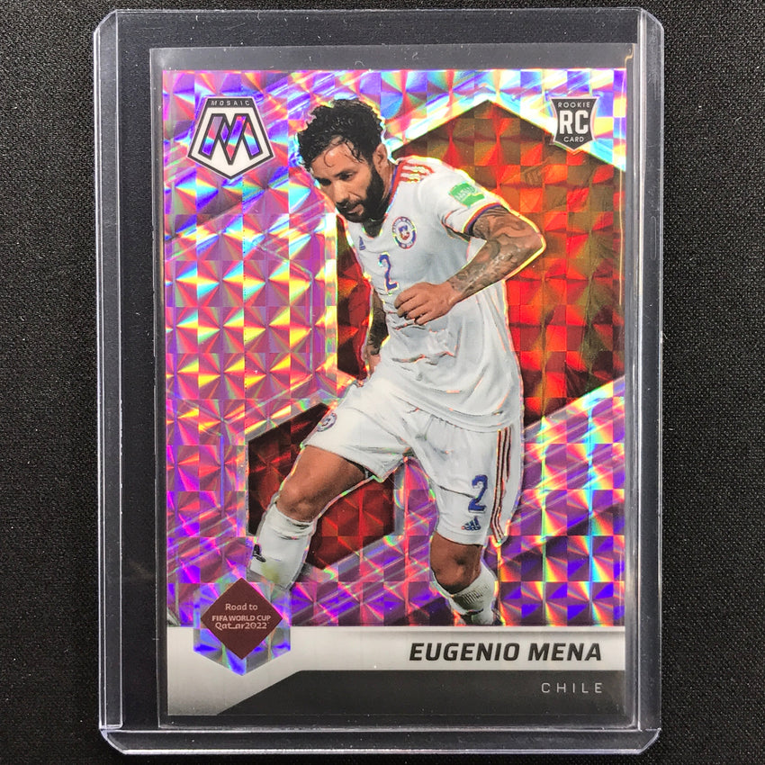 2021-22 Mosaic Fifa Road To World Cup Qatar Eugenio Mena Rookie Purple 43/49