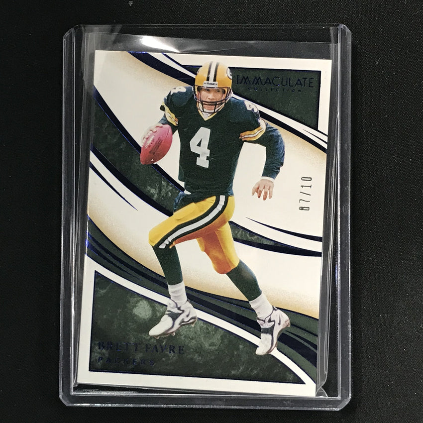 2020 Immaculate BRETT FAVRE Blue Base 7/10-Cherry Collectables