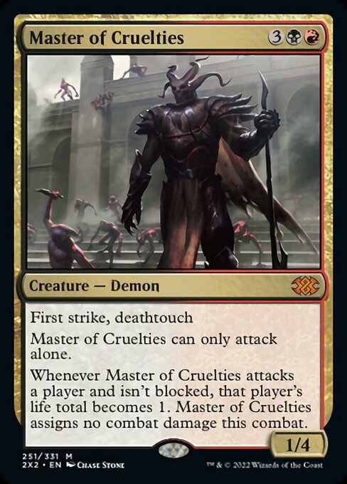 Master of Cruelties 251 /331 - Mythic Double Masters 2022