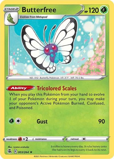 Butterfree - 3/264 - Holo Rare