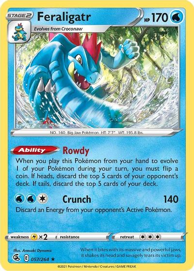 Feraligatr - 57/264 - Holo Rare