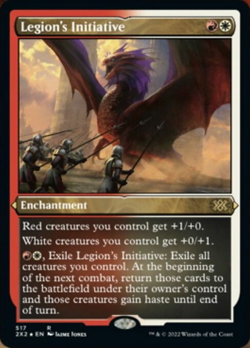 ETCHED FOIL Legion's Initiative 517# - Rare Double Masters 2022