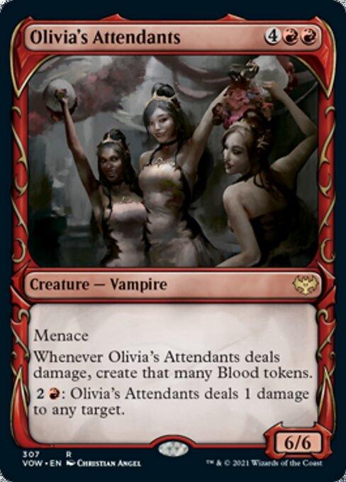 Foil Showcase Olivias Attendants - No 307 Rare Crimson Vow