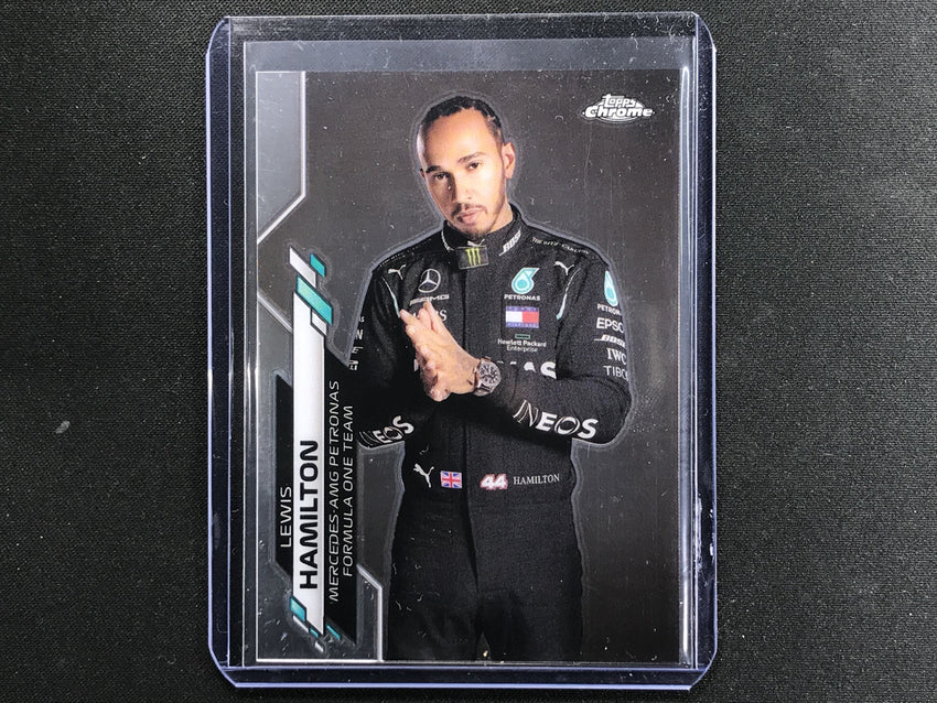 2020 Topps Chrome Lewis Hamilton F1 Racers Base No 1