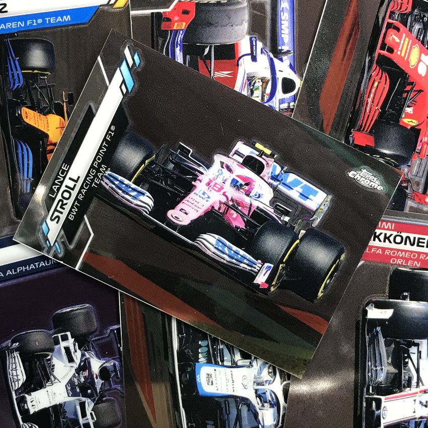 2020 Topps Chrome LEWIS HAMILTON F1 Cars Base #21