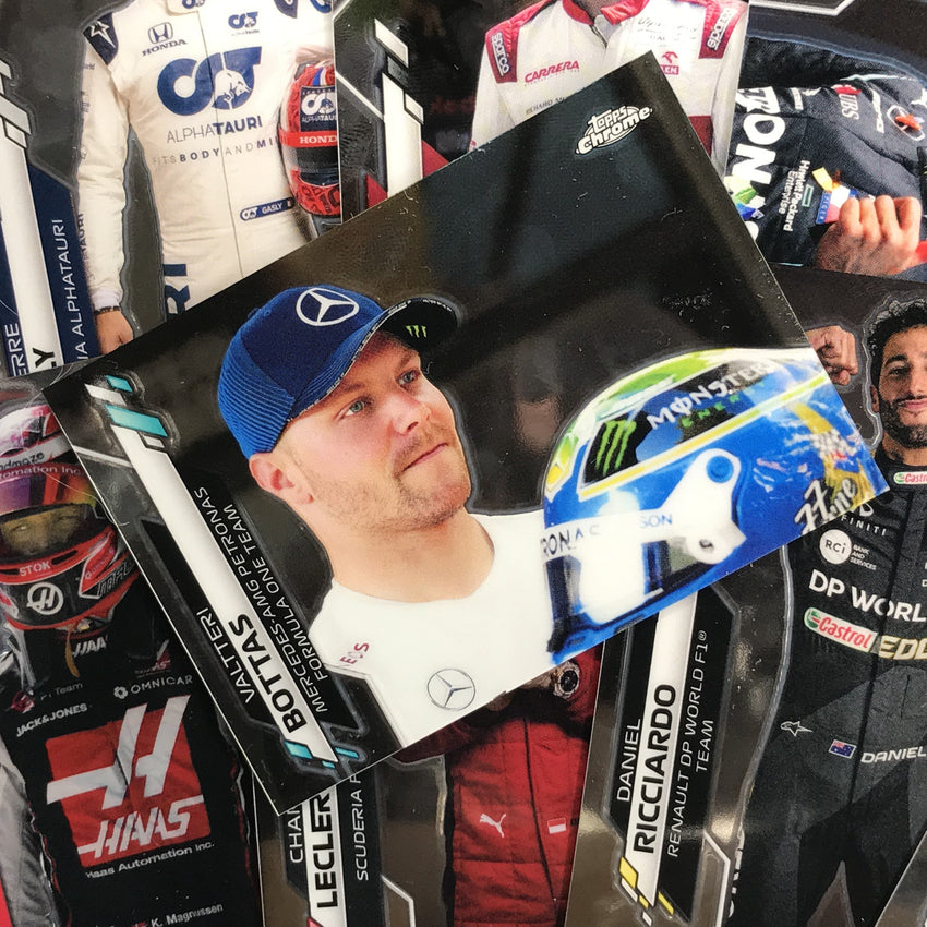 2020 Topps Chrome Daniel Ricciardo F1 Racers Base No 9