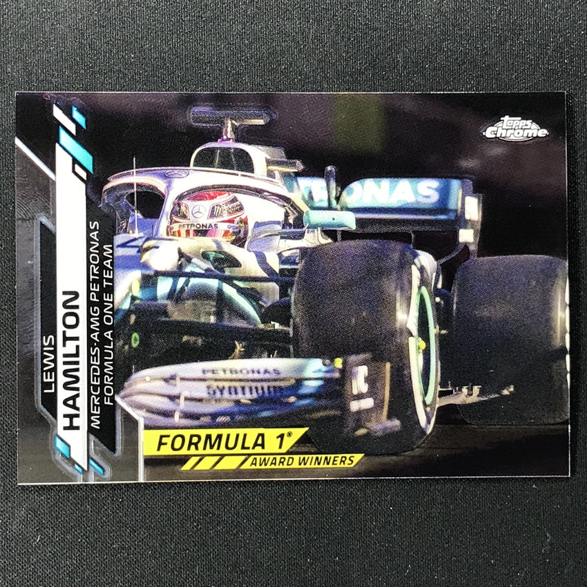 2020 Topps Chrome LEWIS HAMILTON F1 Award Winners Base #195