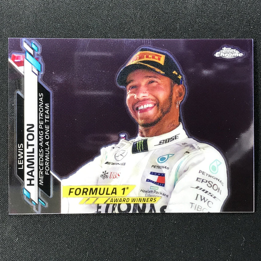 2020 Topps Chrome LEWIS HAMILTON F1 Award Winners Base #197