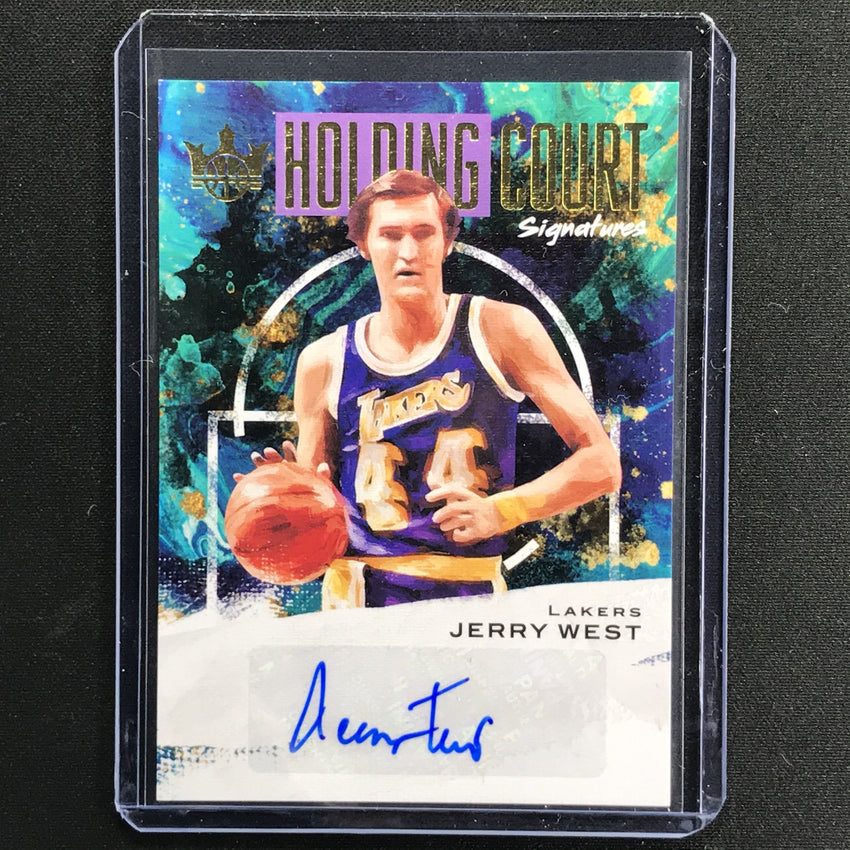 2020-21 Court Kings Jerry West Holding Court Signatures Auto 38/75
