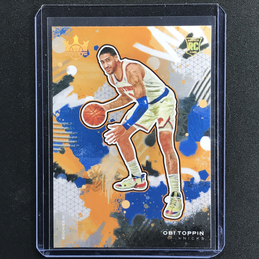 2020-21 Court Kings Obi Toppin Rookies Iii No 154