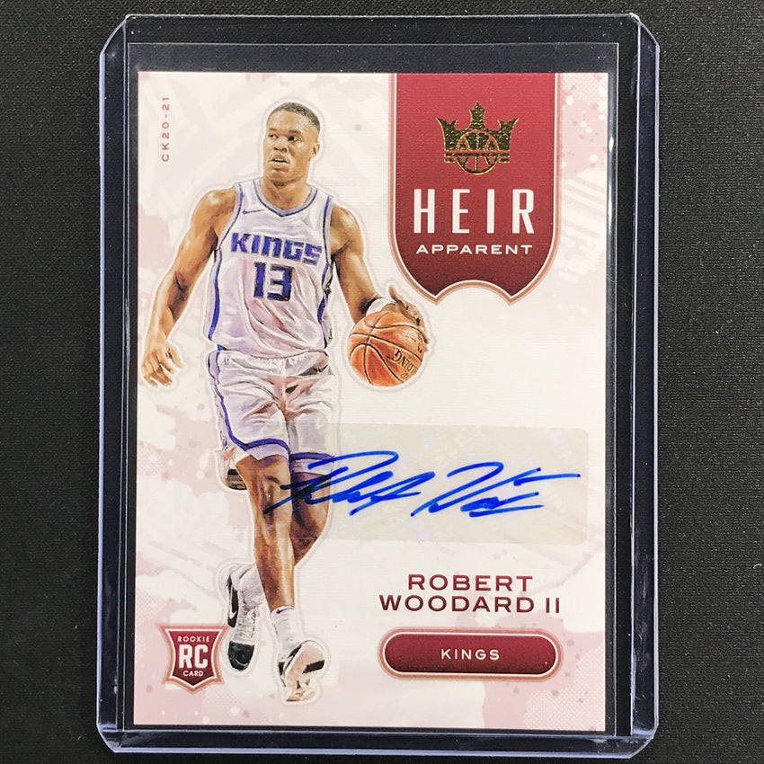 2020-21 Court Kings Robert Woodard Ii Heir Apparent Rookie Auto 98/99