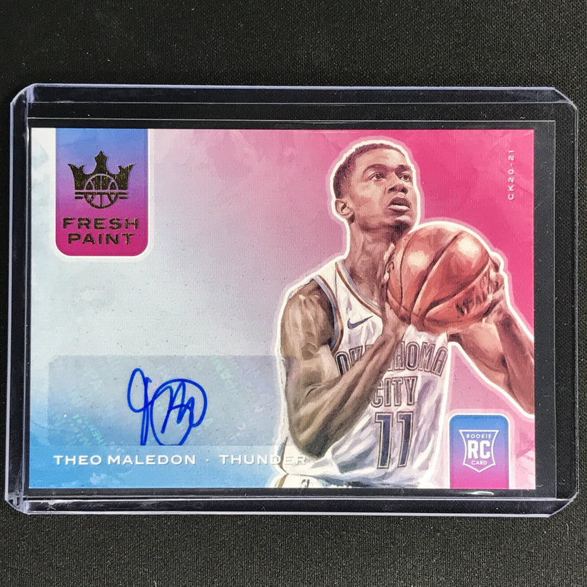 2020-21 Court Kings Theo Maledon Fresh Paint Rookie Auto 86/149