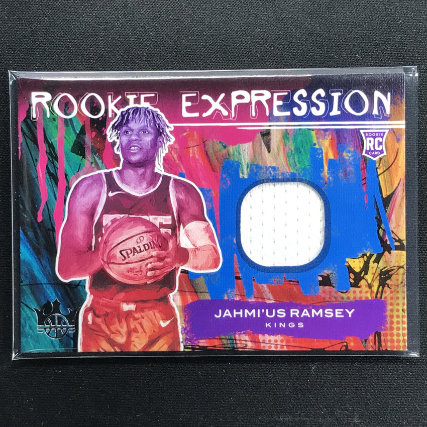 2020-21 Court Kings Jahmius Ramsey Rookie Expression Jersey No Jah B