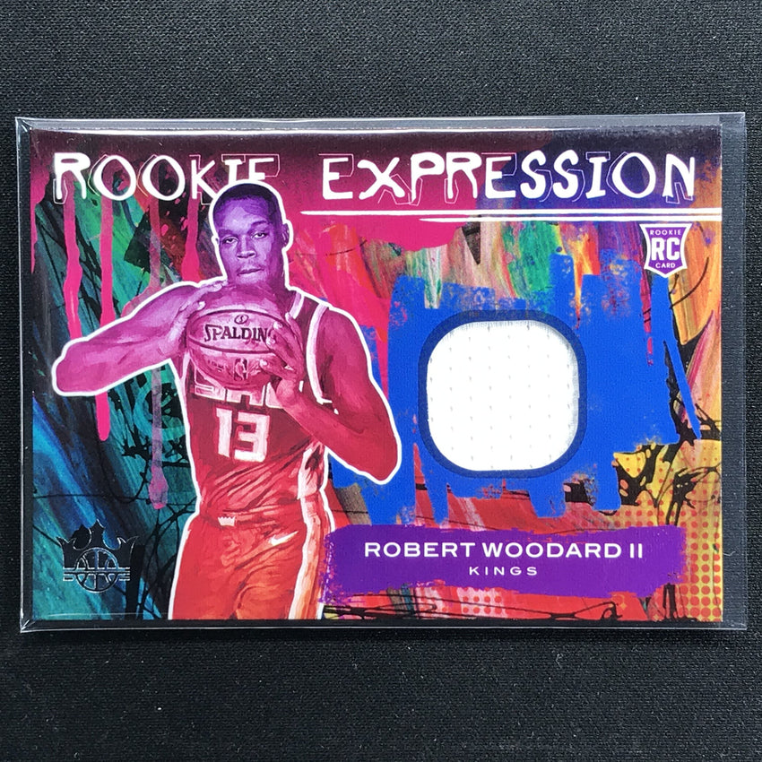 2020-21 Court Kings Robert Woodard Ii Rookie Expression Jersey No Rw2 B