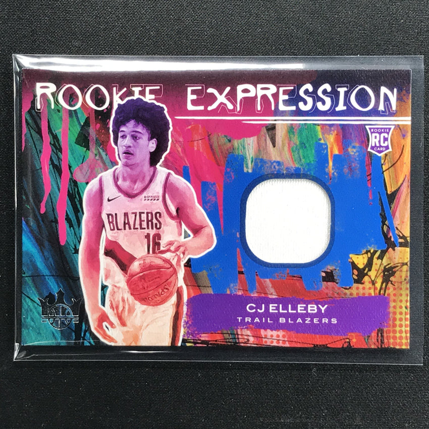2020-21 Court Kings Cj Elleby Rookie Expression Jersey No Cje C