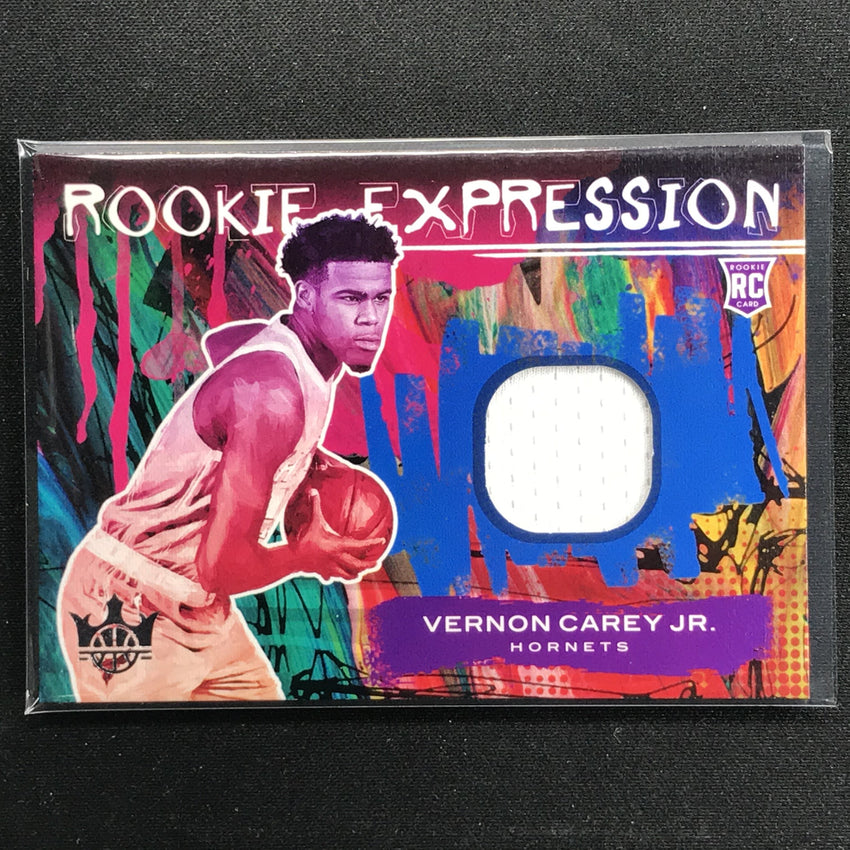 2020-21 Court Kings Vernon Carey Jr. Rookie Expression Jersey No Vcj A
