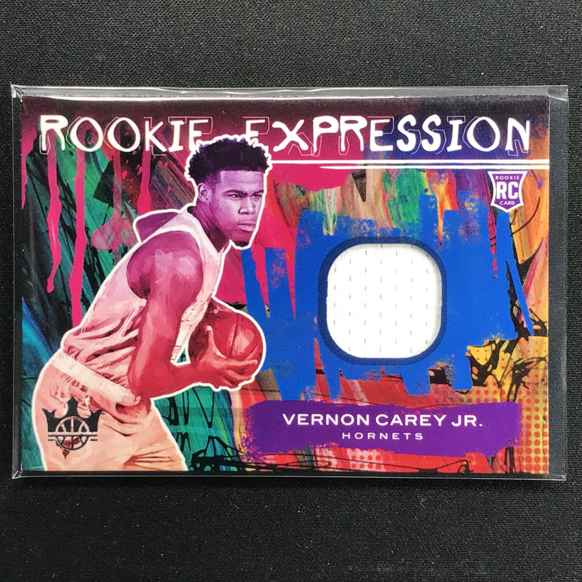 2020-21 Court Kings Vernon Carey Jr. Rookie Expression Jersey No Vcj B