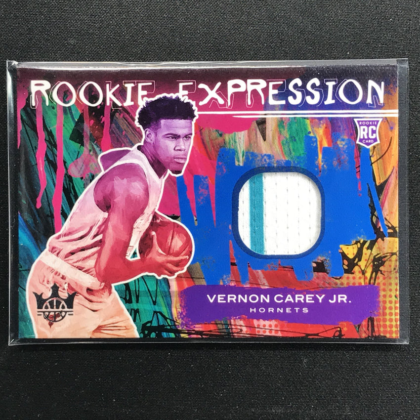 2020-21 Court Kings Vernon Carey Jr. Rookie Expression Jersey No Vcj C