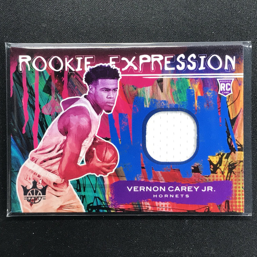2020-21 Court Kings Vernon Carey Jr. Rookie Expression Jersey No Vcj D