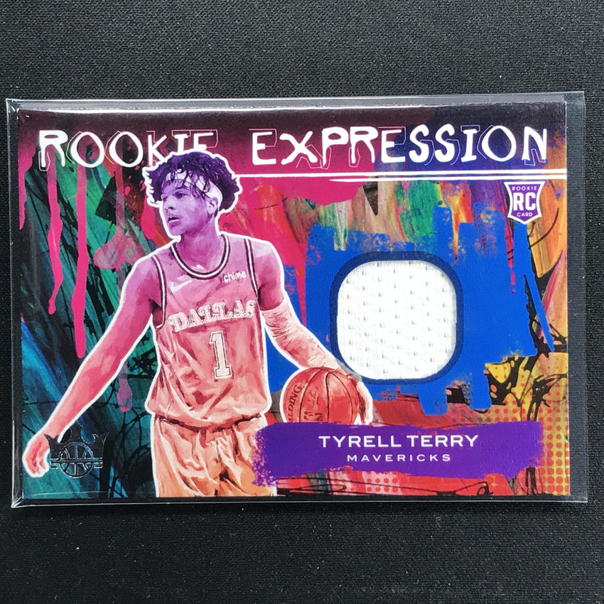 2020-21 Court Kings Tyrell Terry Rookie Expression Jersey No Ter