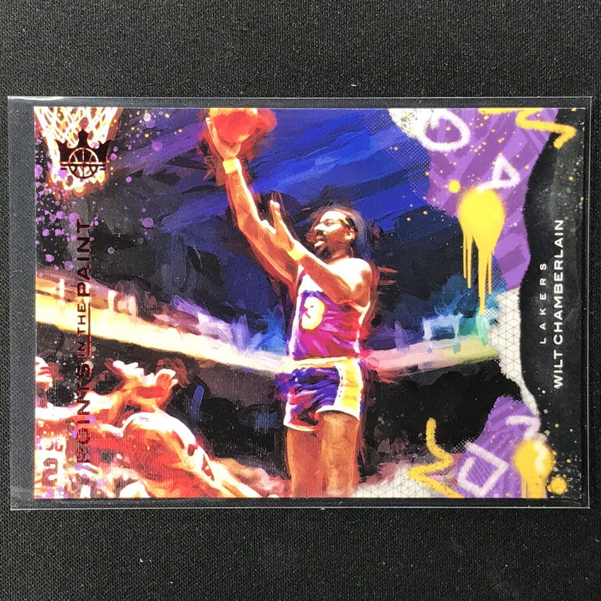 2020-21 Court Kings Wilt Chamberlain Points In The Paint Ruby 123/149