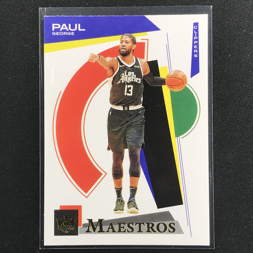 2020-21 Court Kings PAUL GEORGE Maestros #24