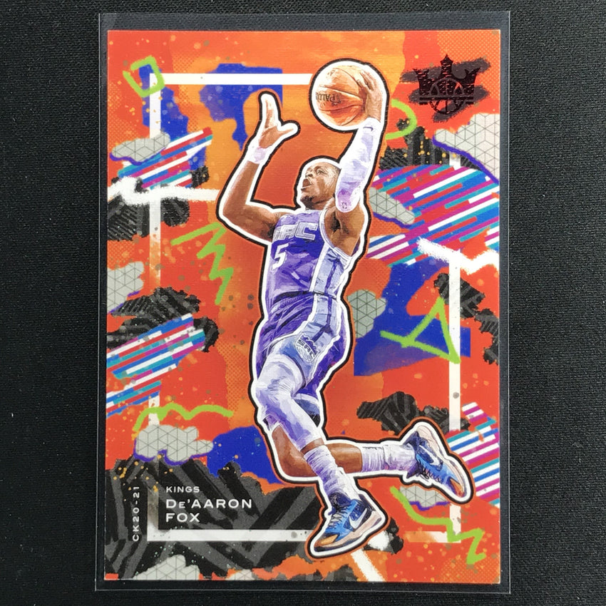 2020-21 Court Kings Deaaron Fox Base Ruby 43/149
