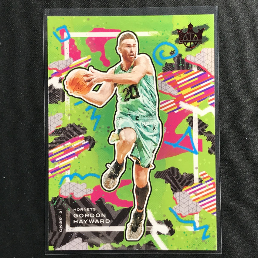 2020-21 Court Kings Gordon Hayward Base Ruby 126/149